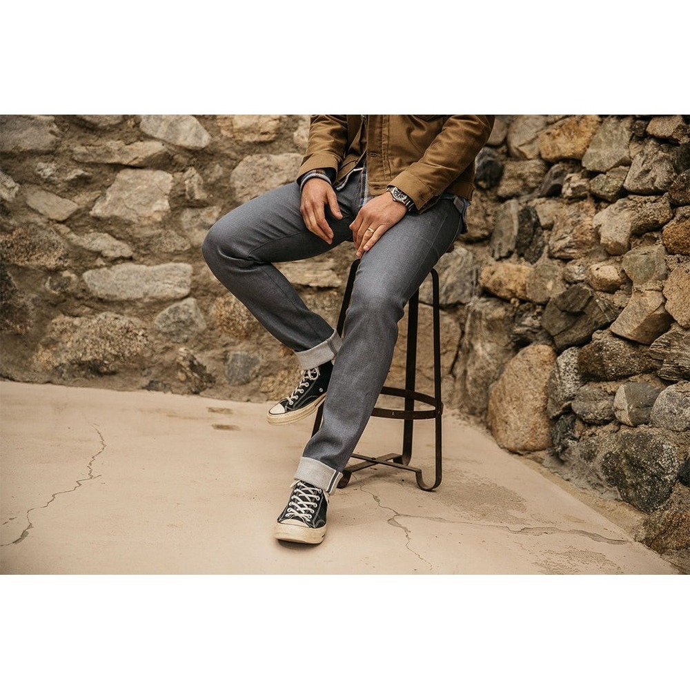 Hiroshi Kato The Pen Slim Jeans Gray Raw Men 33 Slim Fit Japanese Denim - Picture 11 of 11